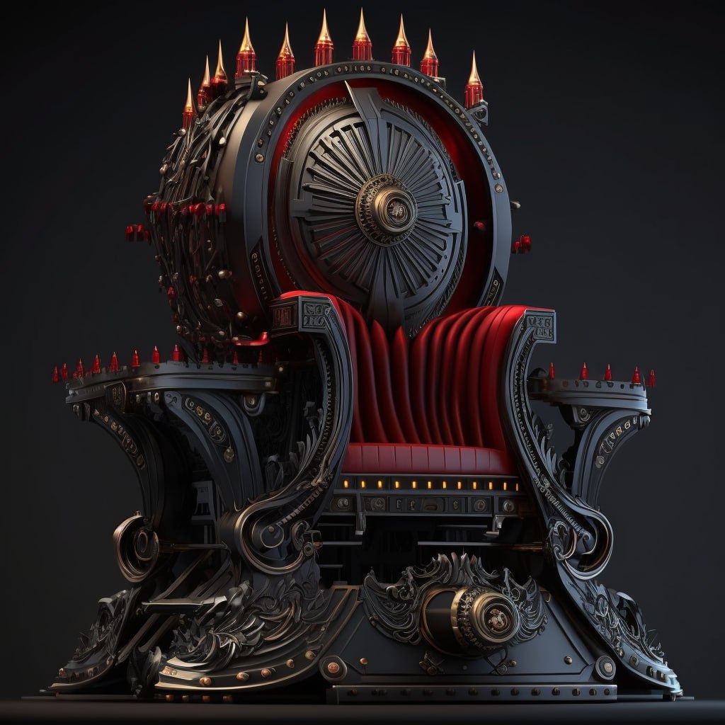 Locomotive throne, rail - Collection | OpenSea