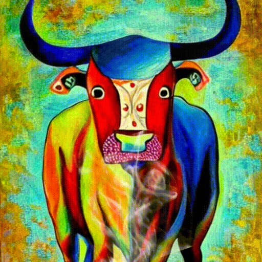 Art Digital Video The Lonely Bull