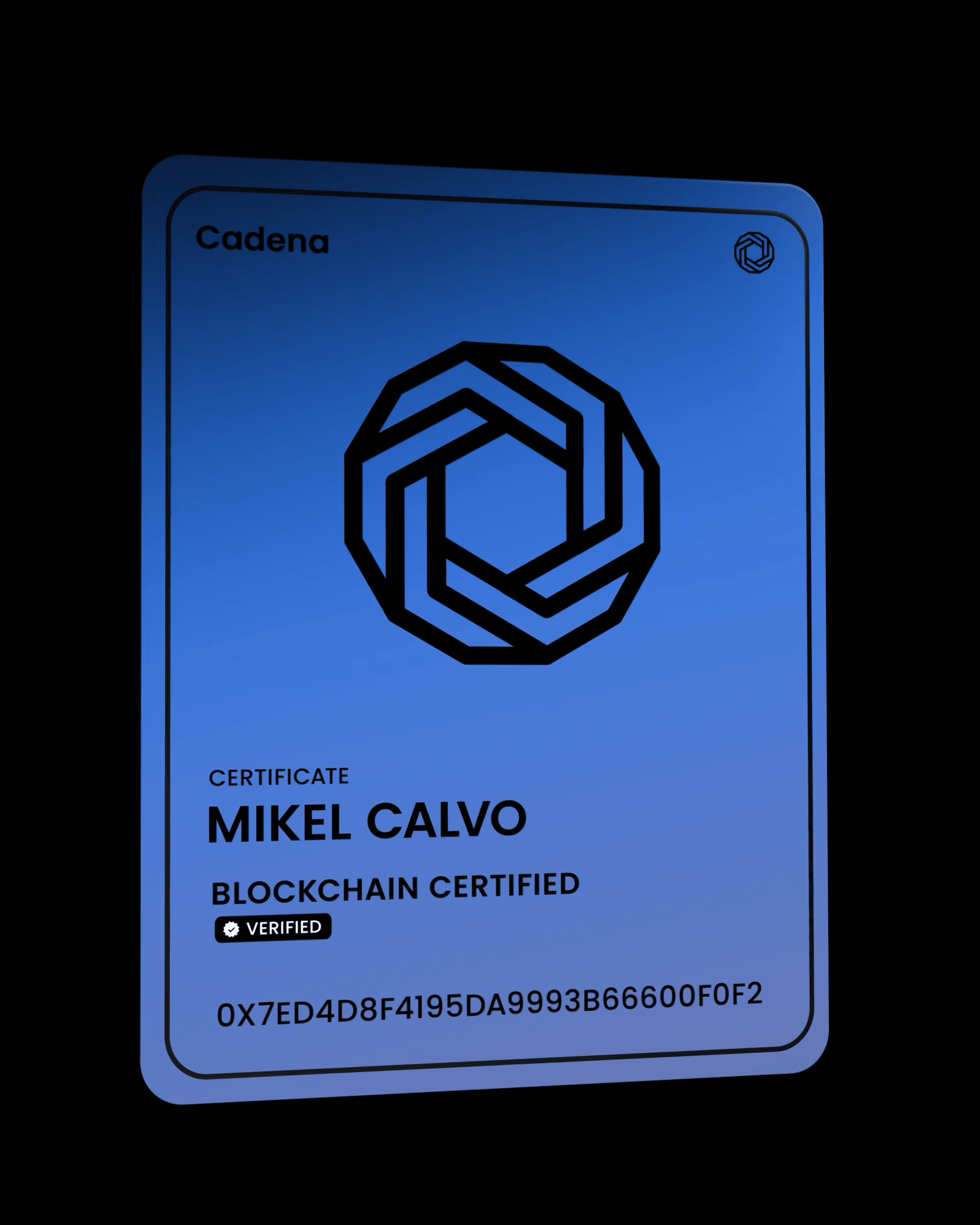 Cadena: Blockchain 101 Certificate