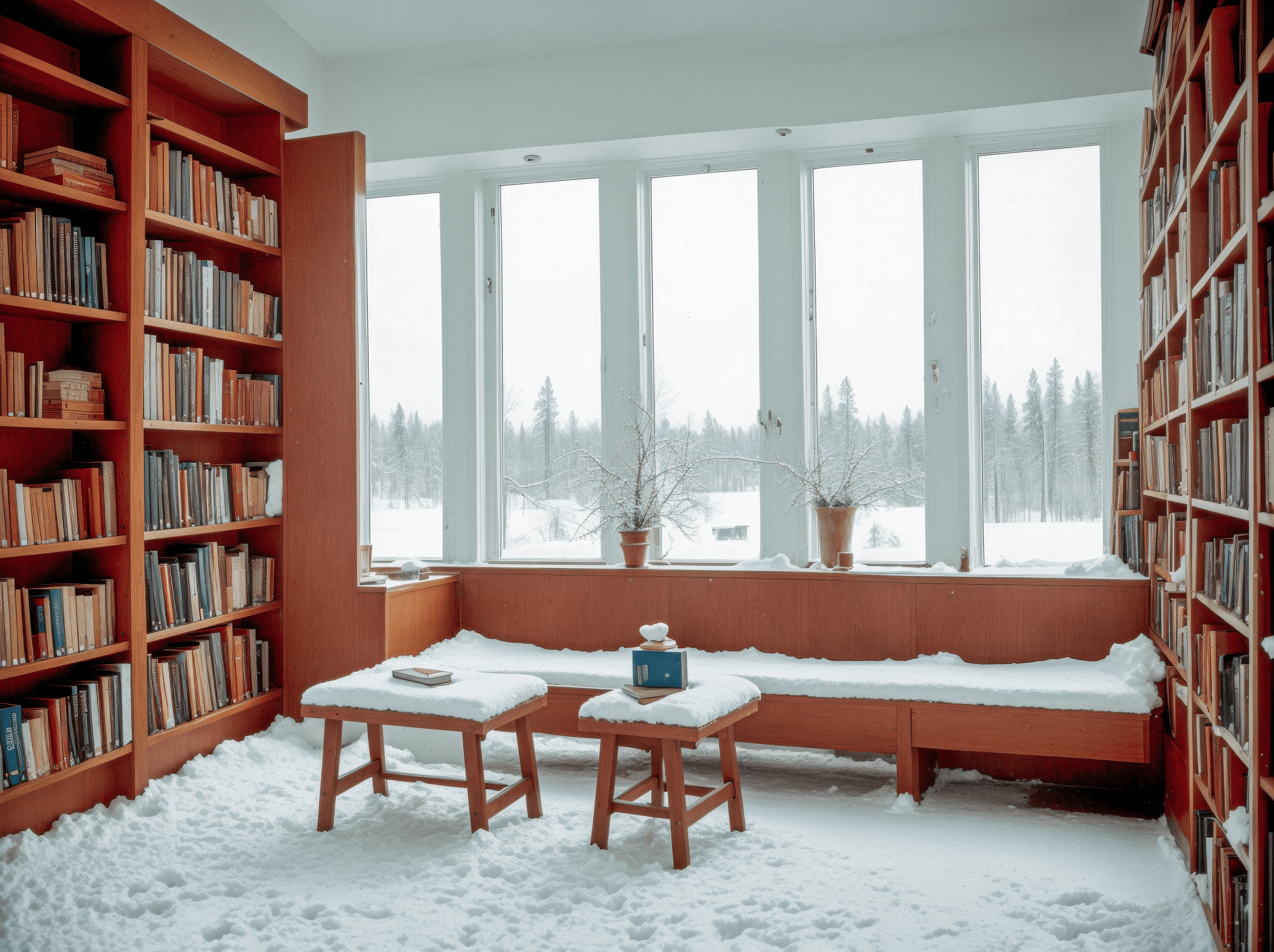 Frosty Book Nook