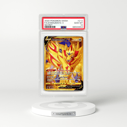2020 Sword & Shield #212 Zamazenta V - Full Art Holo (PSA 10 GEM MINT)
