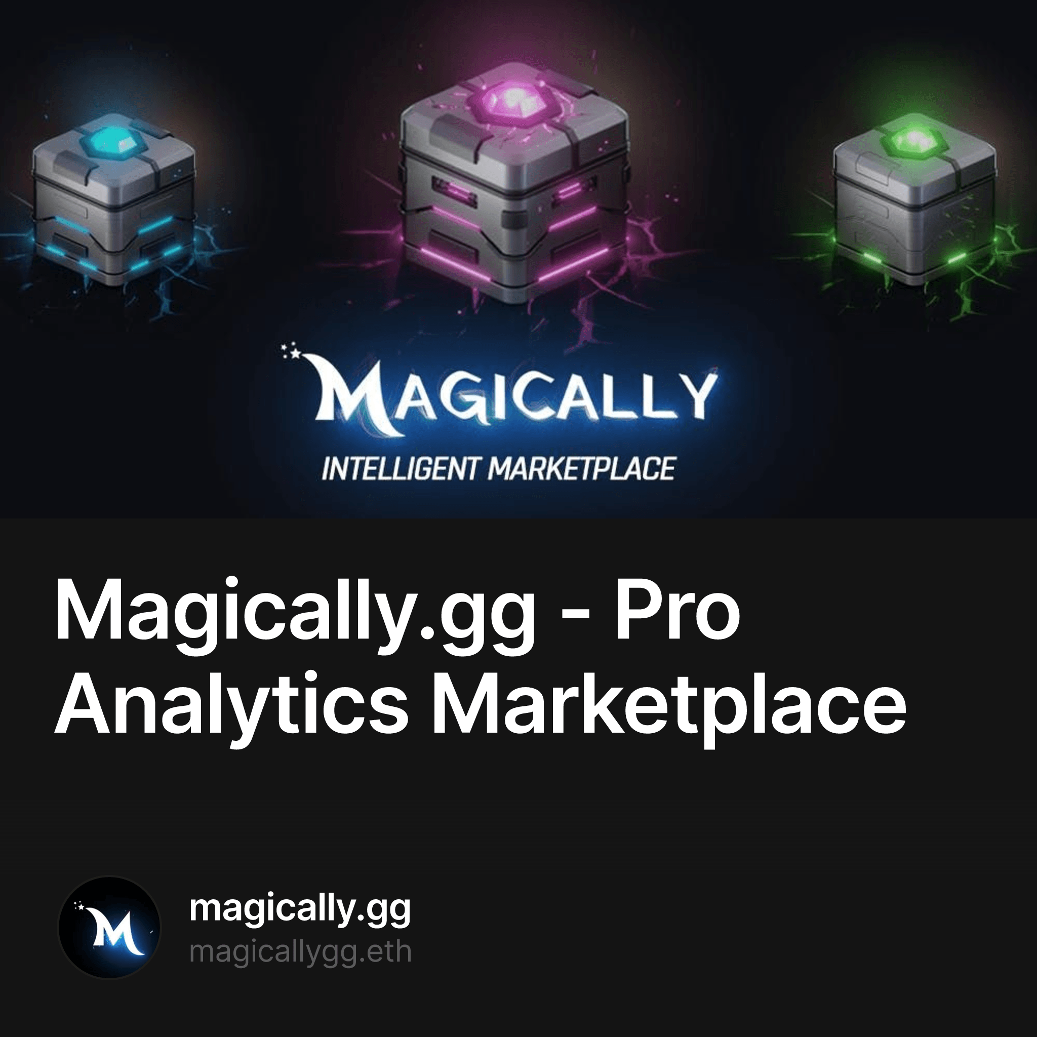 Magically.gg - Pro Analytics Marketplace 840/1000