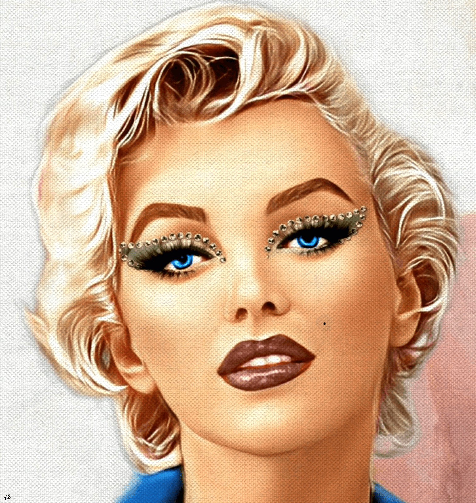 Marilyn Monroe Eyes That Speak PopArt ll 2022