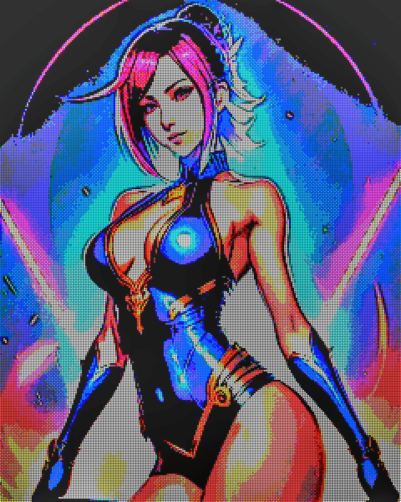 The Pixels Collections┃003: Aeriph the Goddess #1/50