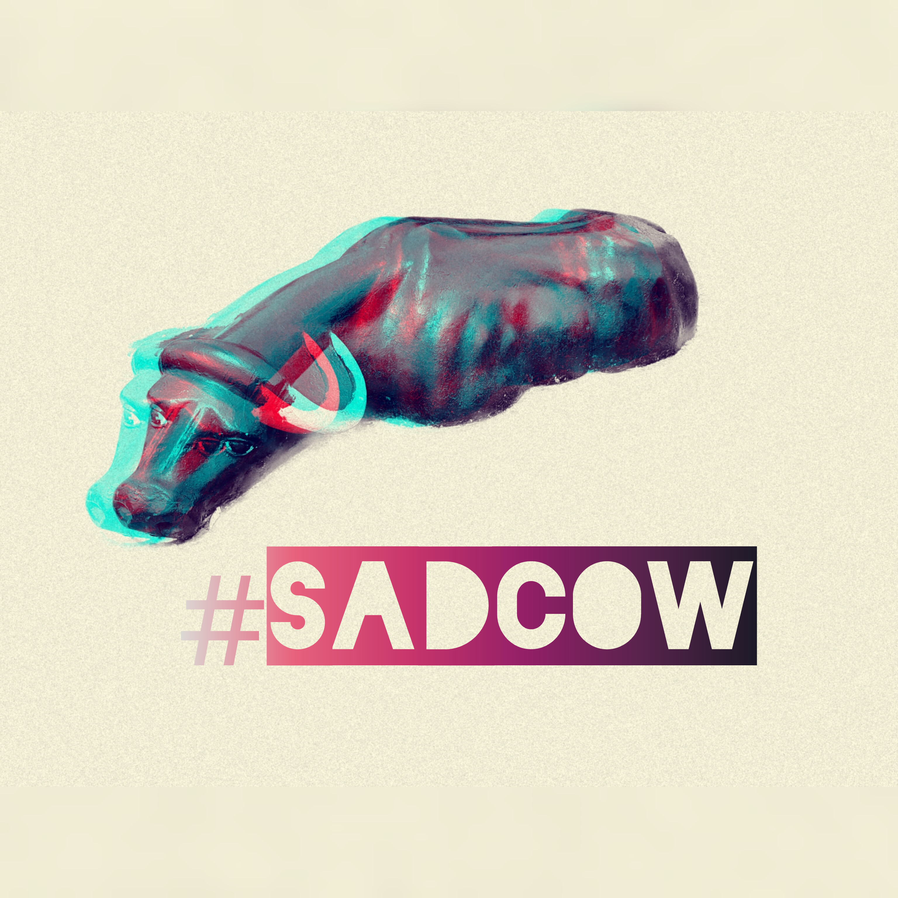sad cow