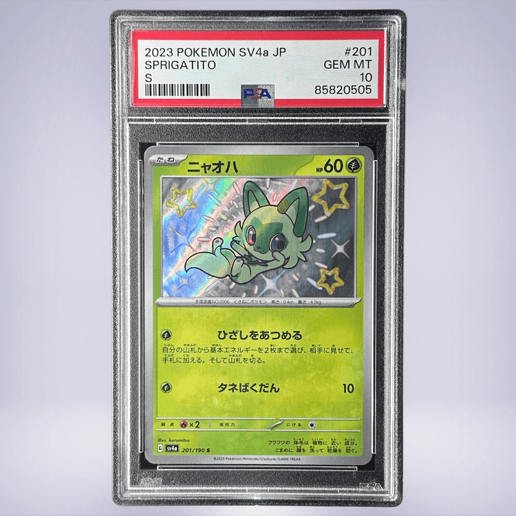 2023 Pokémon ニャオハ #201 PSA 10