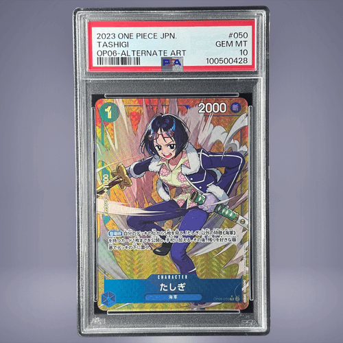 【お試し価格！】 2023 ONE メルカリNFT - 10 PSA #050 たしぎ PIECE ワンピース カードゲーム