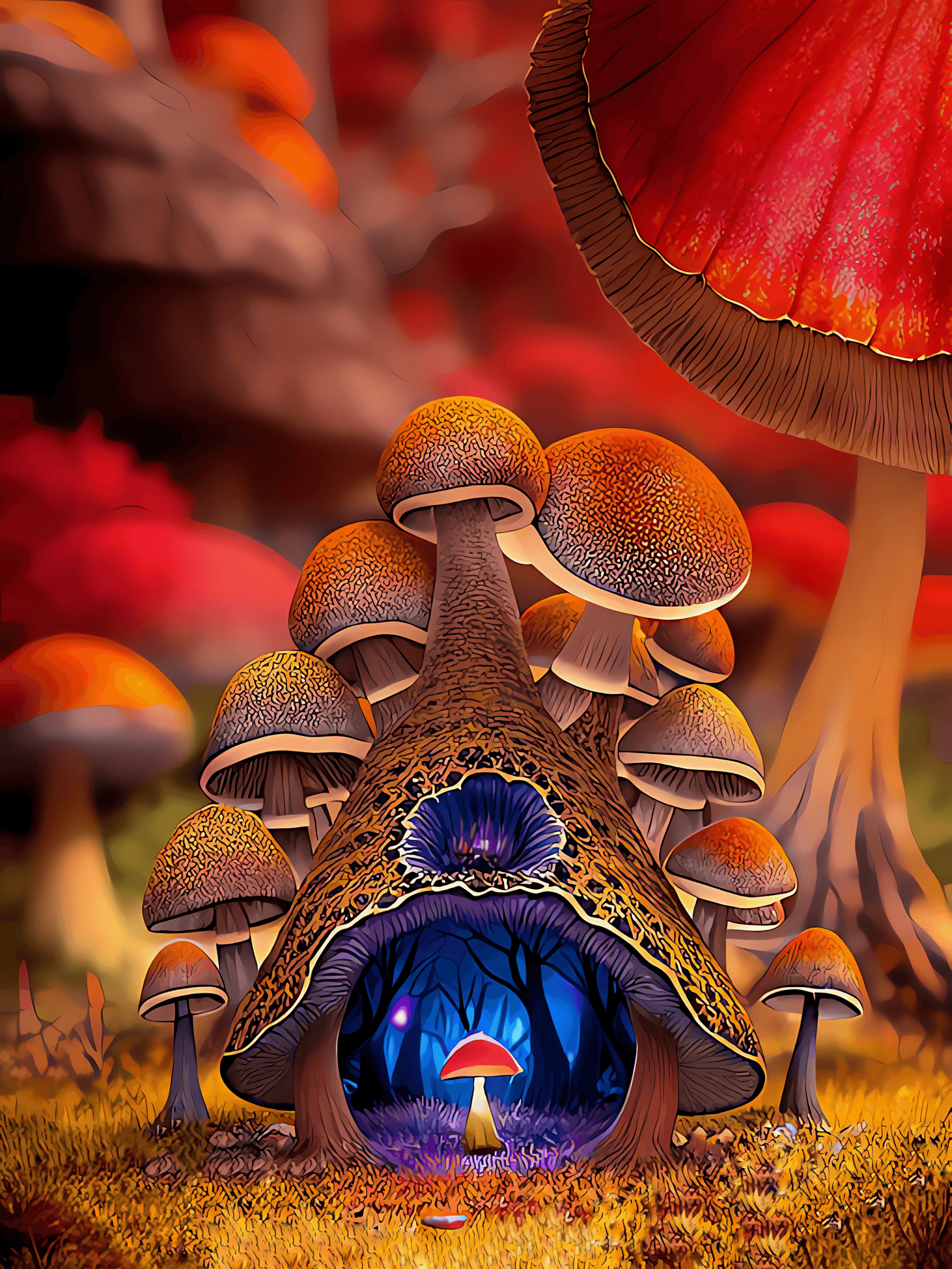 Mandelbrot Mushroom Kingdom: Well of Light