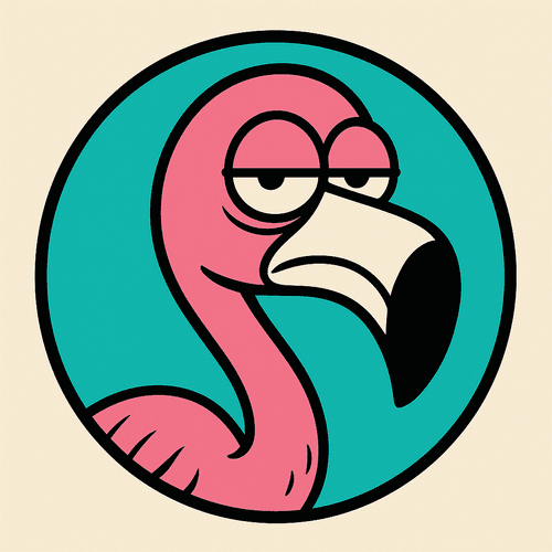 Bored Flamingos of the Caribbean