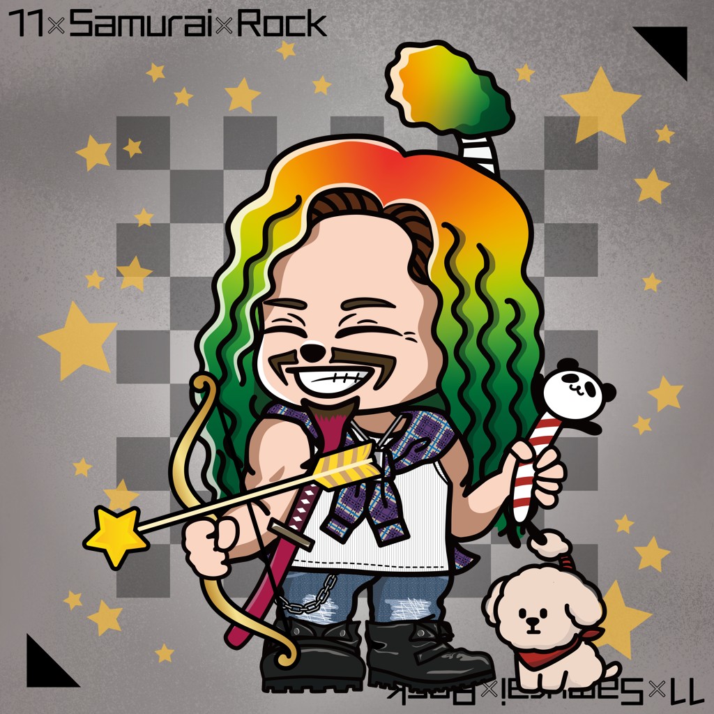 Eleven Samurai Rock #2716