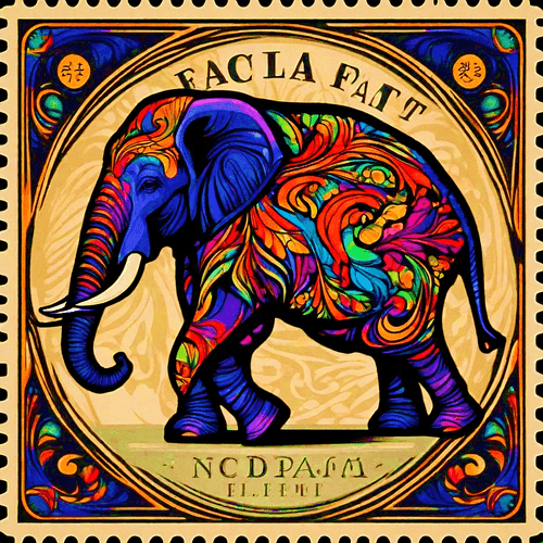 elephant on acid