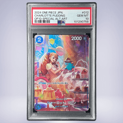 アテッサ新作モデル 2024 ONE PIECE シャーロット・プリン #012 PSA 10 - メルカリNFT ワンピース カードゲーム