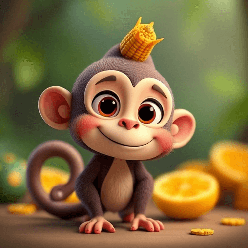 CORNKEY CHIMP X Money NFTs @ ECRYPTONIAN CORP