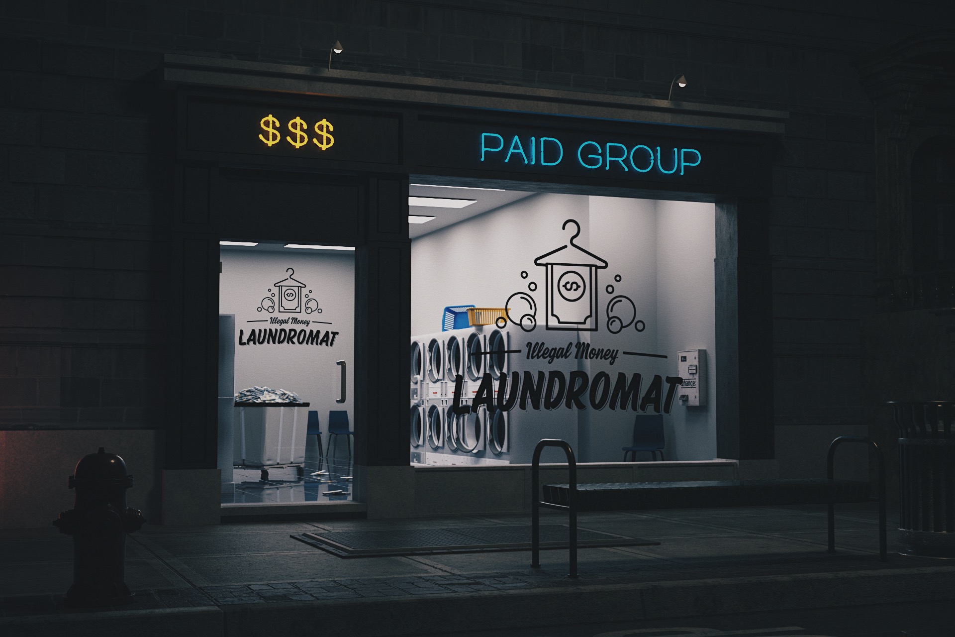 Just your typical laundromat nothing illegal about it whatsoever, 2024