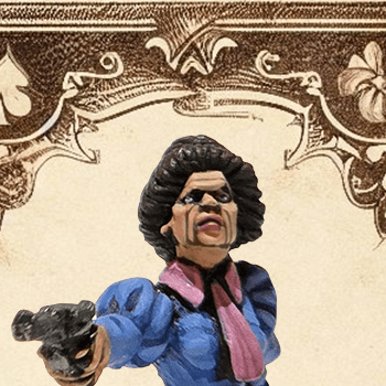 Wild West Ladies Ace of Clubs