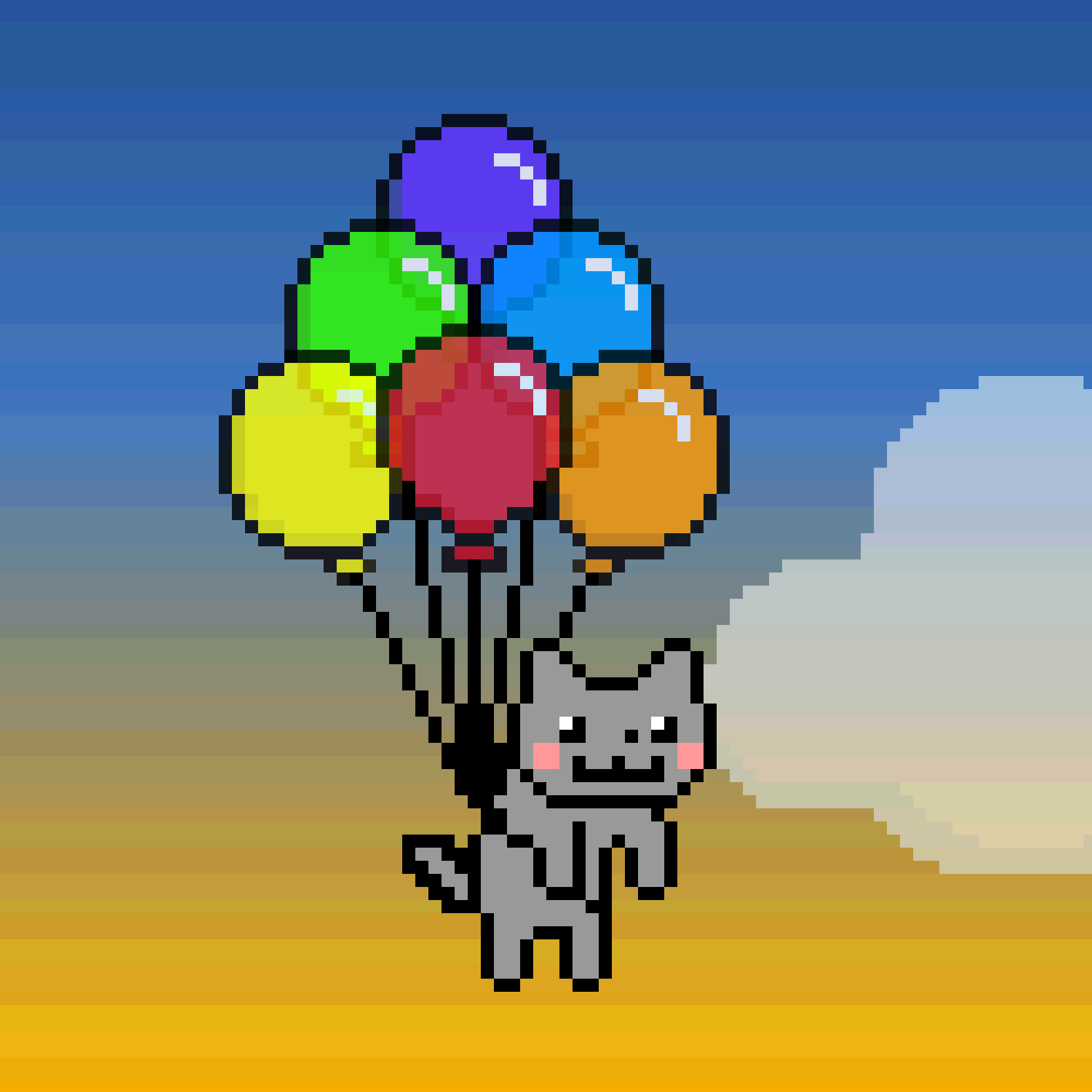 Multi-Nyan Balloons