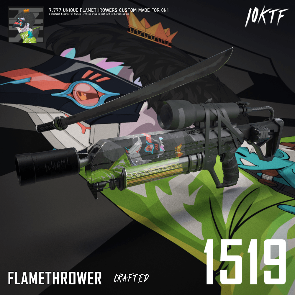 0N1 Flamethrower #1519