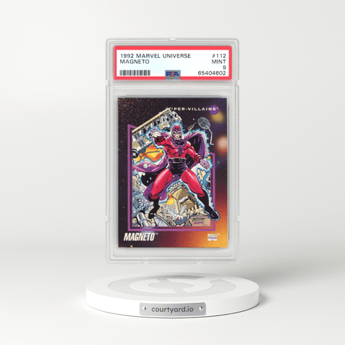 1992 Marvel Universe #112 Magneto (PSA 9 MINT)