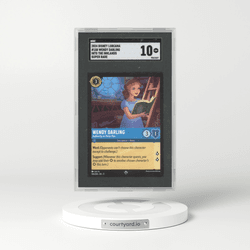 2024 Disney Lorcana Into The Inklands #158 Wendy Darling - Super Rare (SGC 10 GEM MINT)