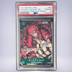 2022 ONE PIECE ユースタス・キッド #003 PSA 10