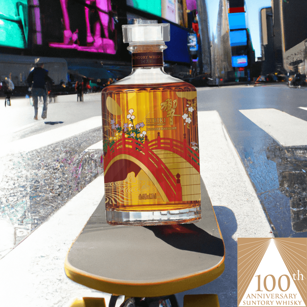 Skateboard Whisky Art - 100th Suntory Hibiki Limited Harmony | 2023