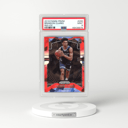 2019 Panini Prizm #266 Brandon Clarke - Red Ice (PSA 9 MINT)