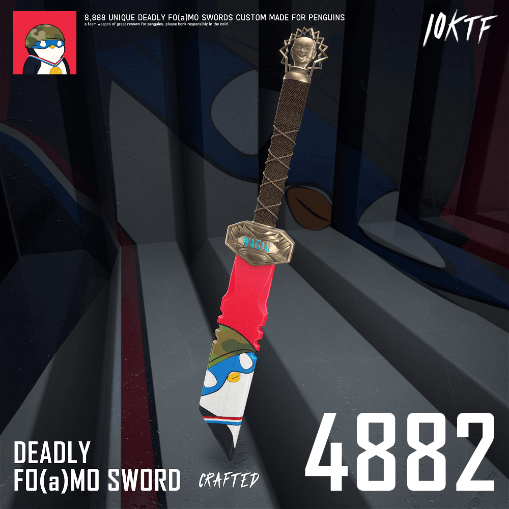 Pudgy Deadly FO(a)MO Sword #4882