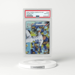2020 Topps Complete Set #292 Gavin Lux - Chrome (PSA 10 GEM MINT)