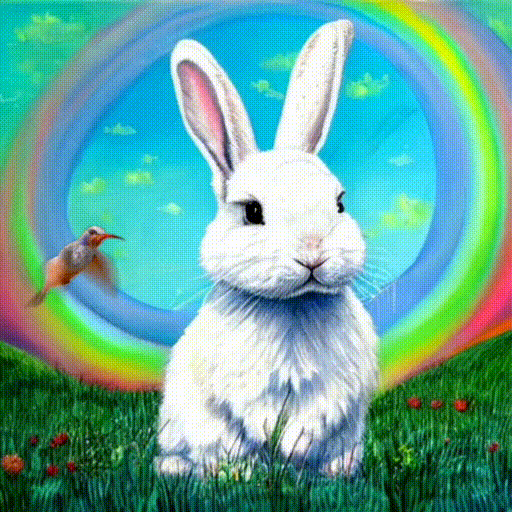 Art Digital Video Bunny