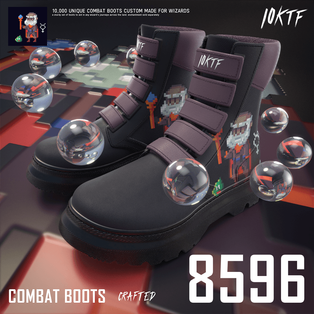 Wizard Combat Boots #8596
