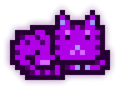 MoonCat #59: Cheshire Cat (accessorized)