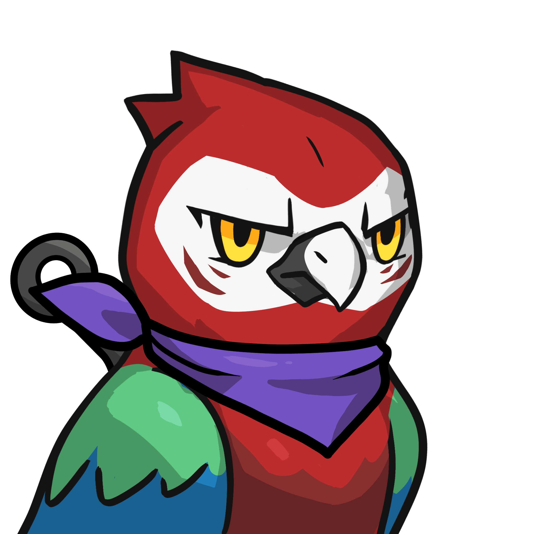 Narukami-Scarlet macaw #21728