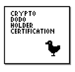 Certifications of Crypto Dodos collection image