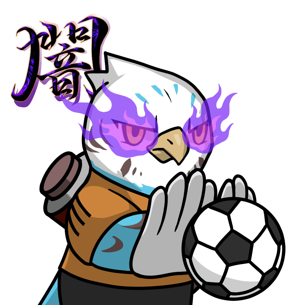 Narukami-Soccer player-Blue budgie #02825