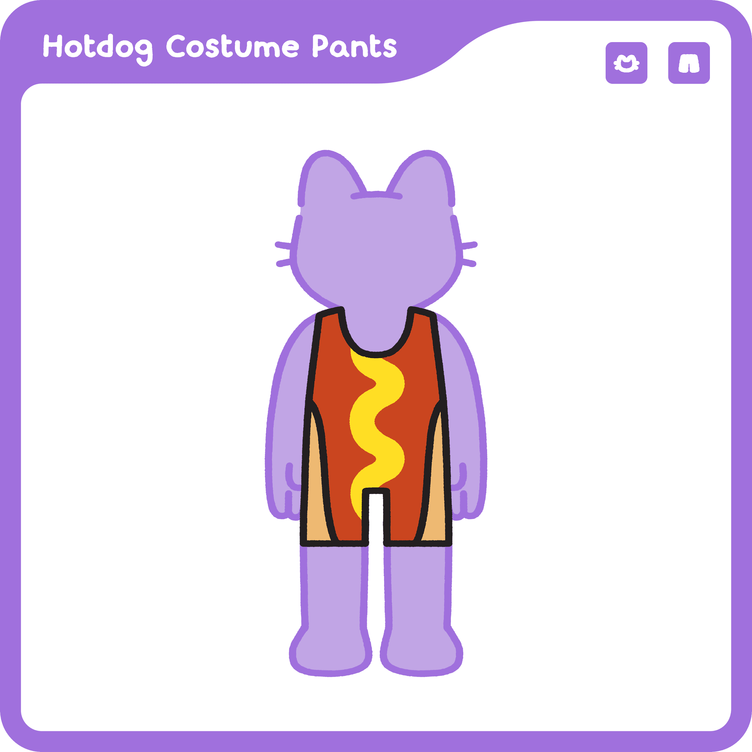 Hotdog Costume Pants