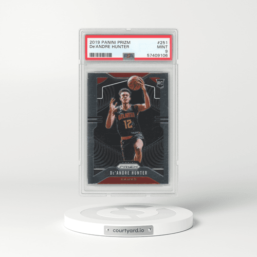 2019 Panini Prizm #251 DE'Andre Hunter (PSA 9 MINT)