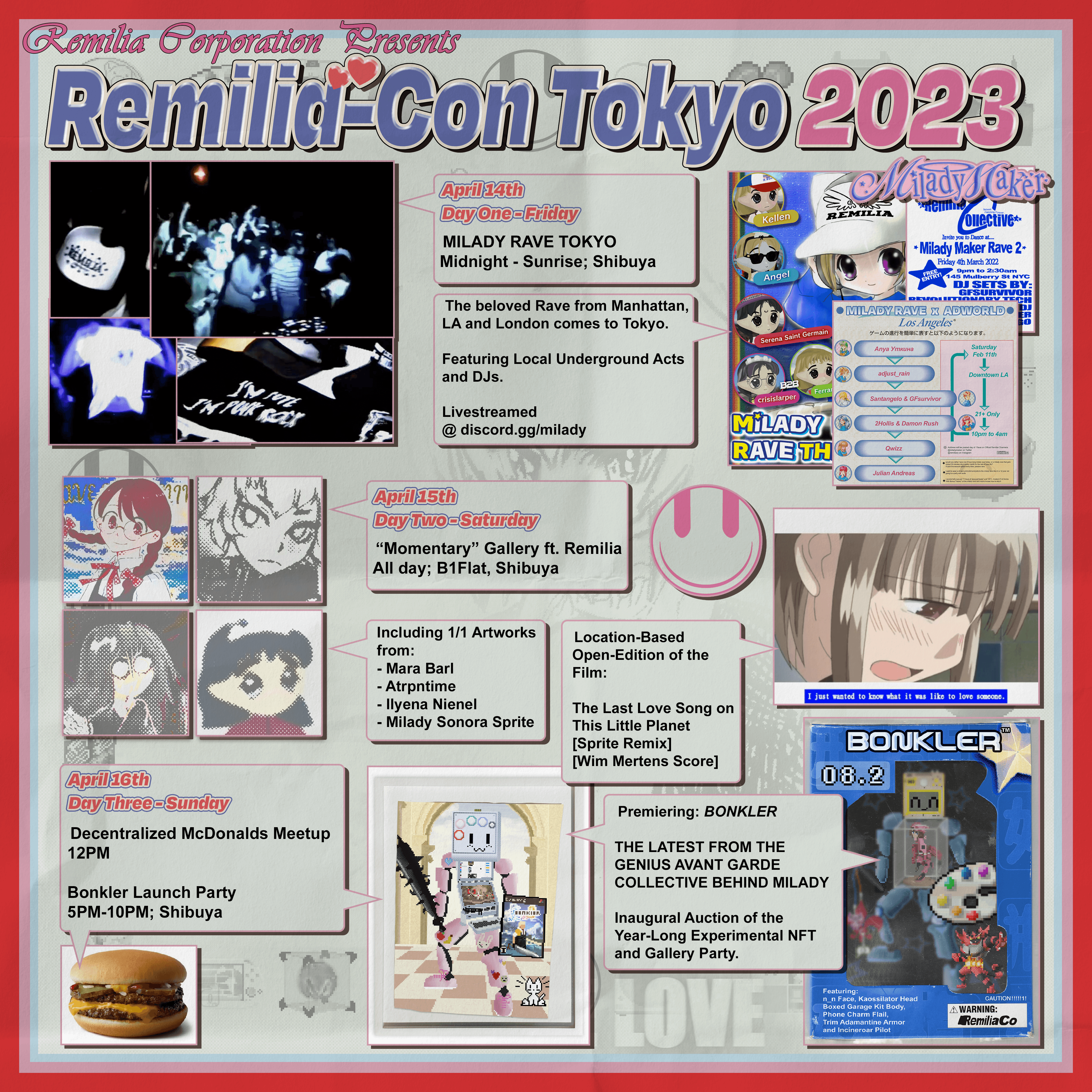 RemiliaCon 2023 Tokyo Poster
