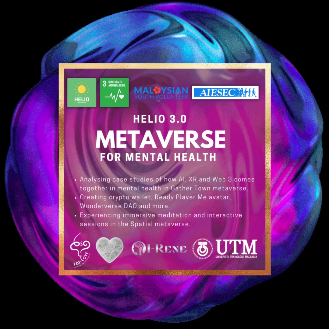 Metaverse for Mental Health in HELIO 3.0