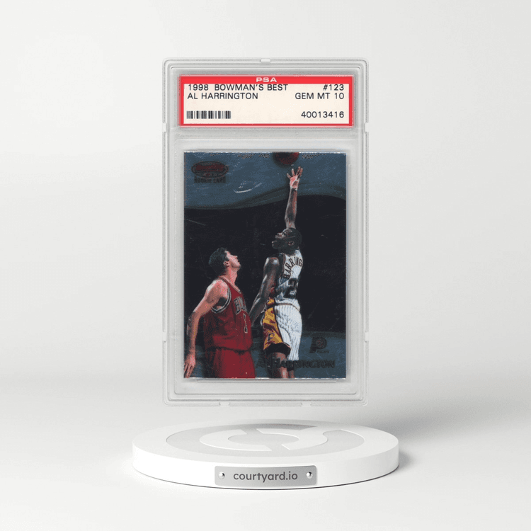 1998 Bowman's Best #123 Al Harrington (PSA 10 GEM MINT)