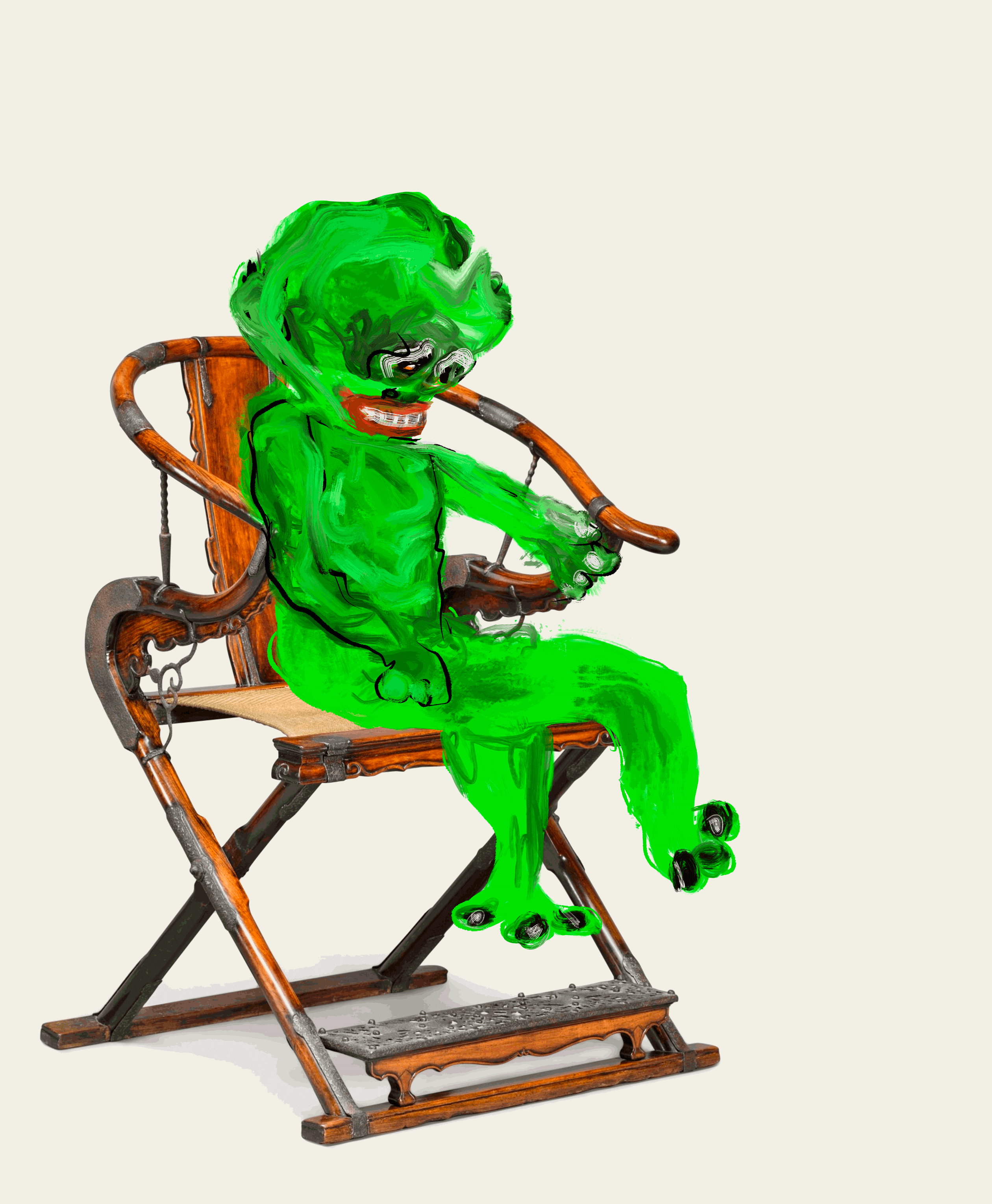 Pepe Gets a New Chair