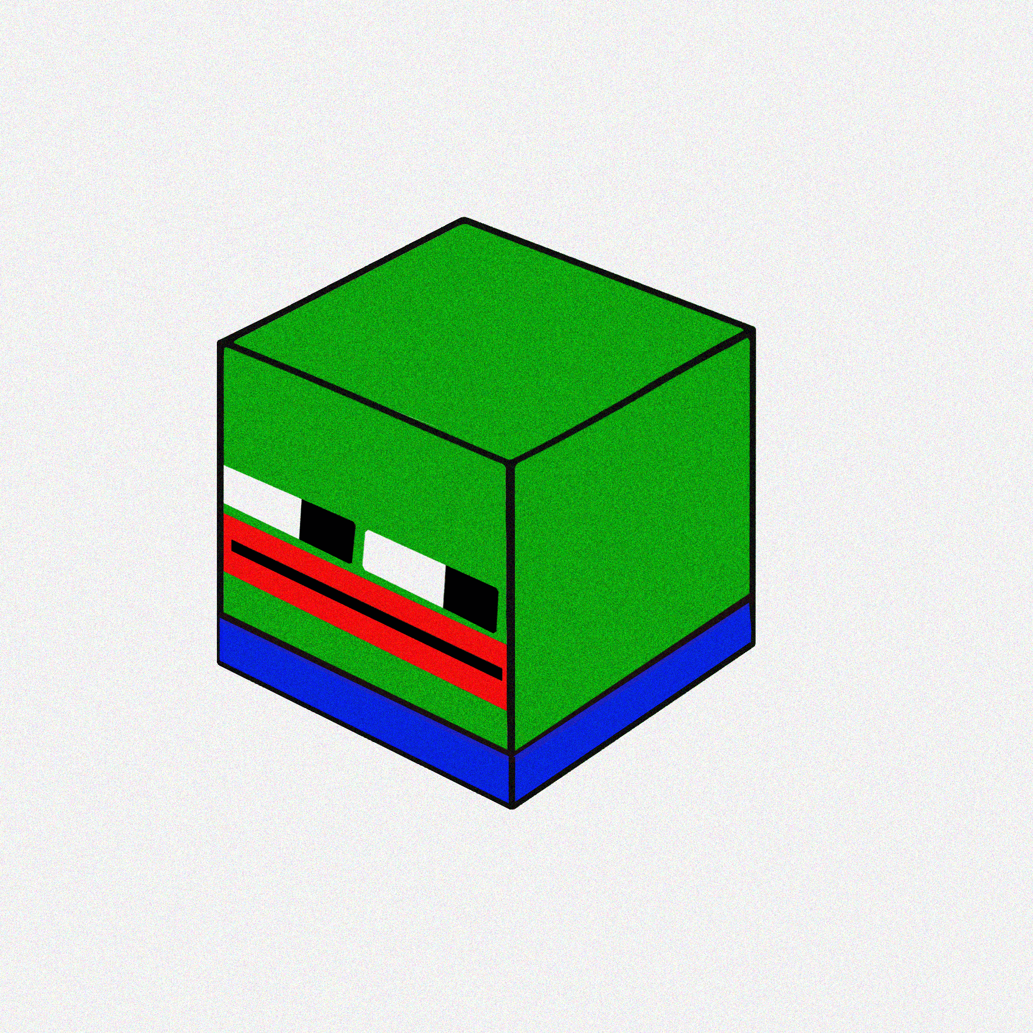 Cubed Pepe