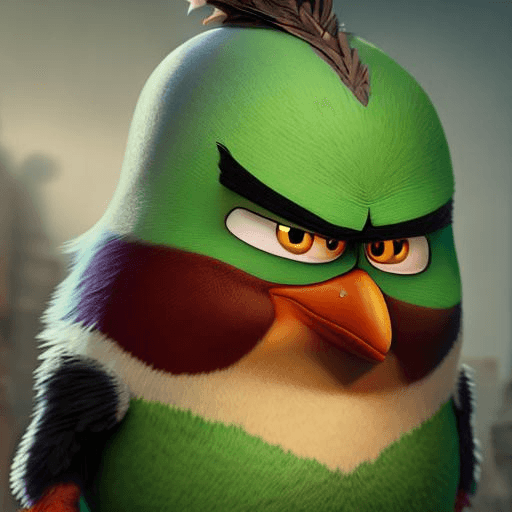 Beanhead angry bird