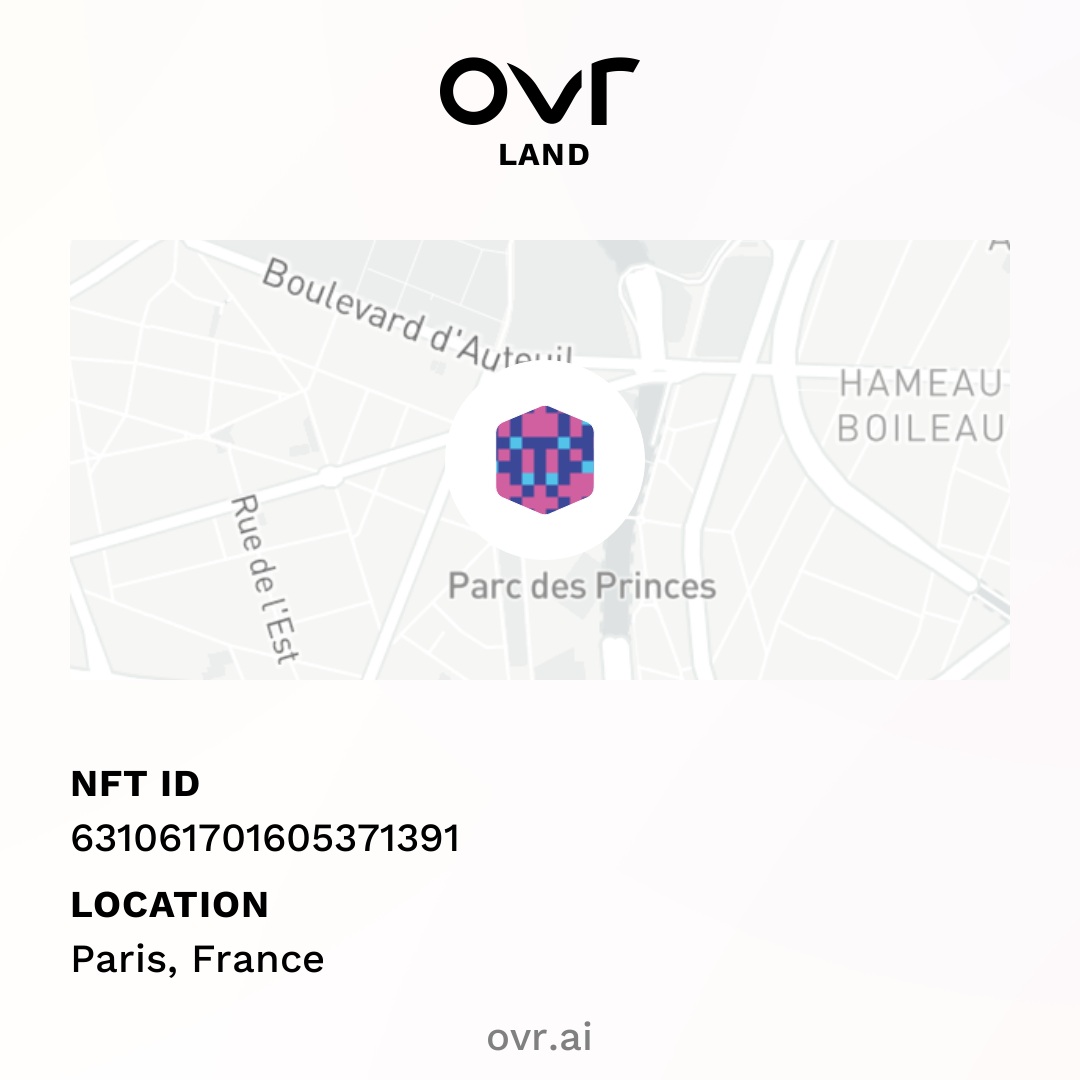 OVRLand #631061701605371391 - Paris, France
