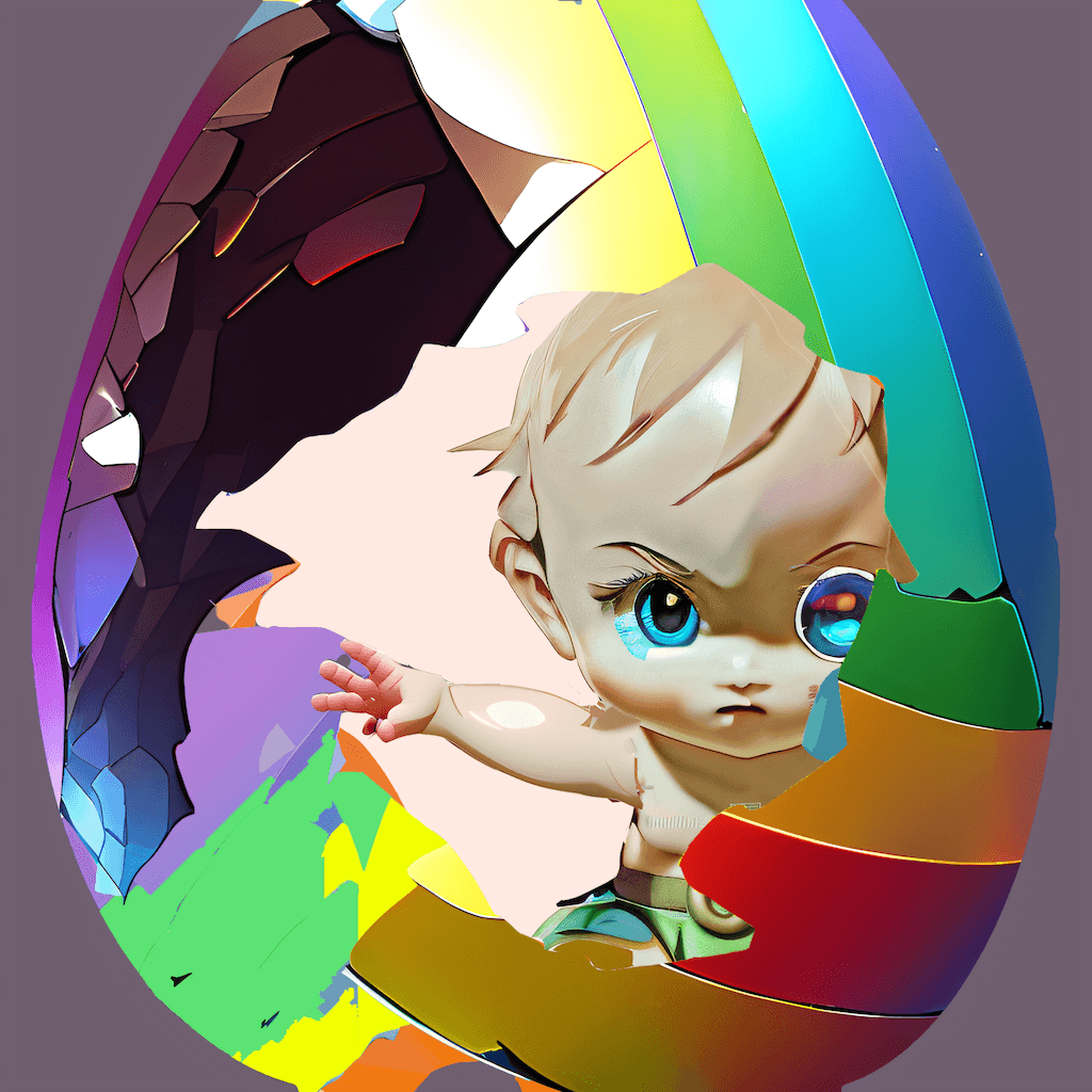 Challenge Like A Baby Egg Rainbow
