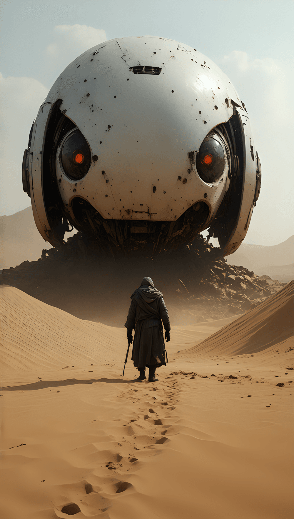 The Cloaked One Approache...