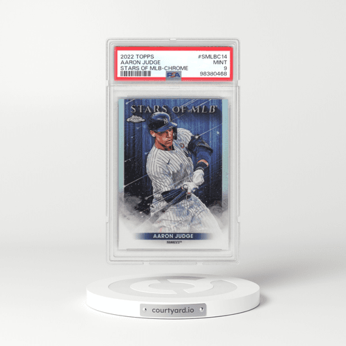 2022 Topps Stars of MLB #SMLBC14 Aaron Judge - Chrome (PSA 9 MINT)