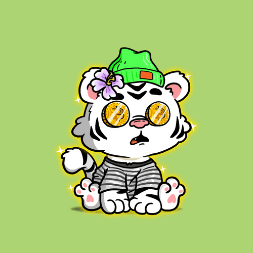 Grouchy Tiger Social Club - Bitcoin Beanie #65