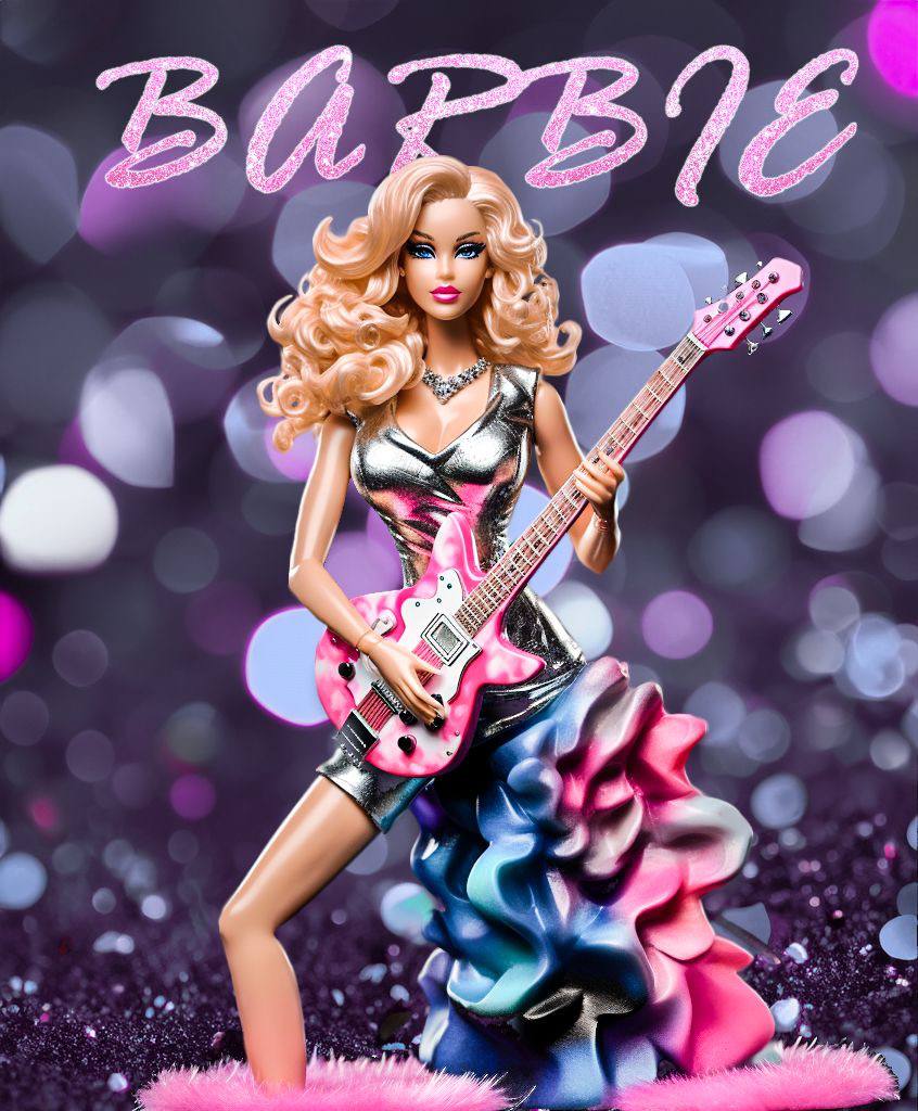 Barbie guitar 13 Barbie Guitars Collection OpenSea