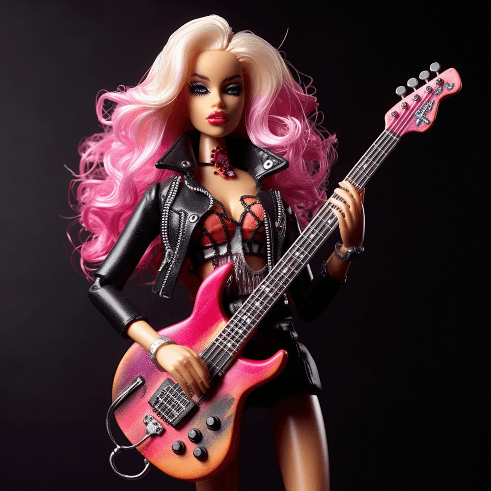 Barbie guitar 5 Barbie Guitars Collection OpenSea