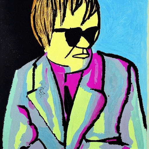 Elton John NFT by Picasso 
